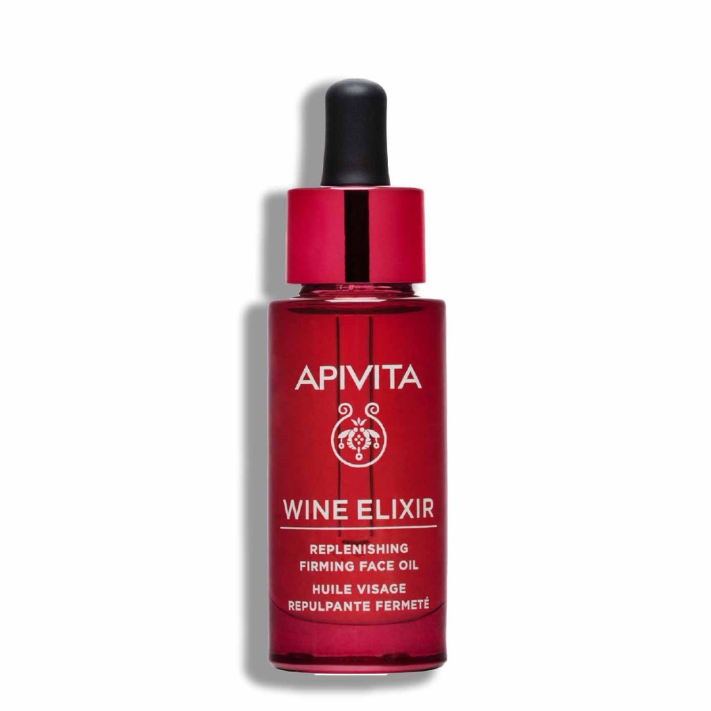 APIVITA Wine Elixir - Huile visage raffermissante, hydratante et nourrissante - 30ml