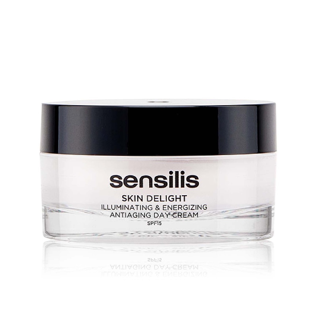 SENSILIS Skin Delight [Day Cream SPF15] - Crème de jour illuminatrice et revitalisante pour peaux ternes et dévitalisées SPF15 - 50ml