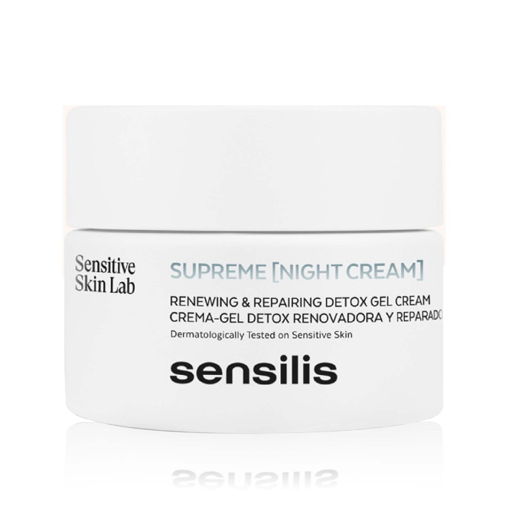SENSILIS Supreme [Night Cream] - Crème de nuit régénérante pour peaux normales à sèches - 50ml