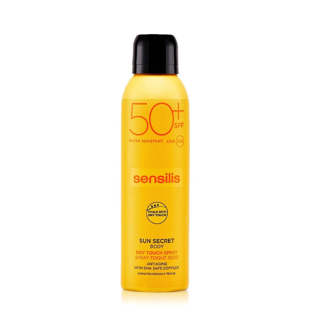 SENSILIS Sun Secret Body Spray - Ecran solaire en spray transparent SPF50+ 200ml