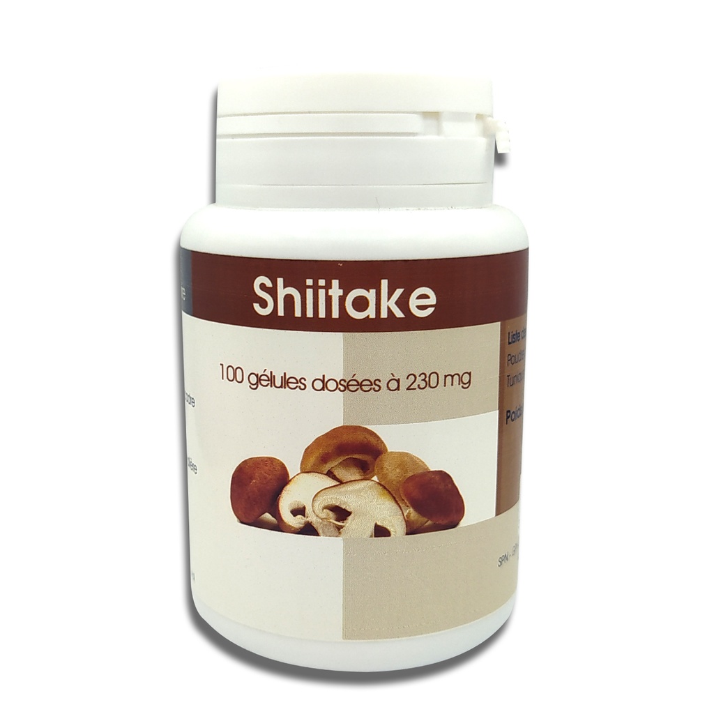 GPH Diffusion Shiitake - Complément alimentaire Défenses immunitaires / Anti-âge - 100 gélules