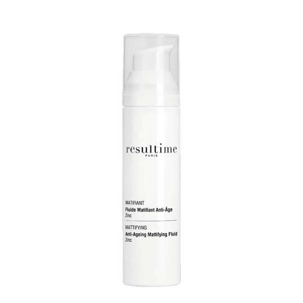 RESULTIME Anti-âge - Fluide matifiant anti-age zinc pour peaux mixtes à grasses - 50ml