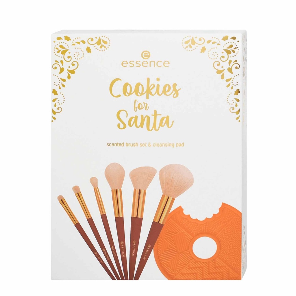 ESSENCE Cookies For Santa - Set de pinceaux parfumés et tampon nettoyant pinselet kaufen