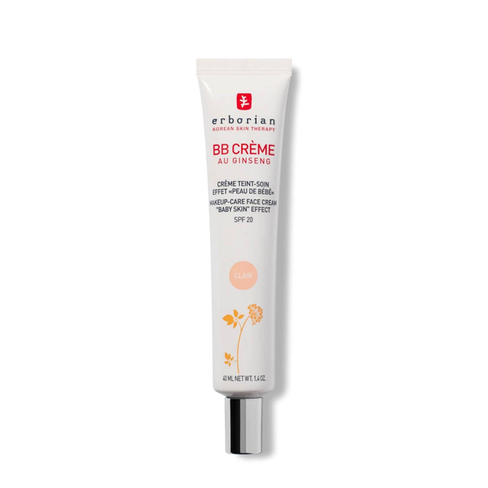ERBORIAN BB Crème - Soin lissant 5-en-1 effet "peau de bébé" toutes peaux SPF20 - 40ml