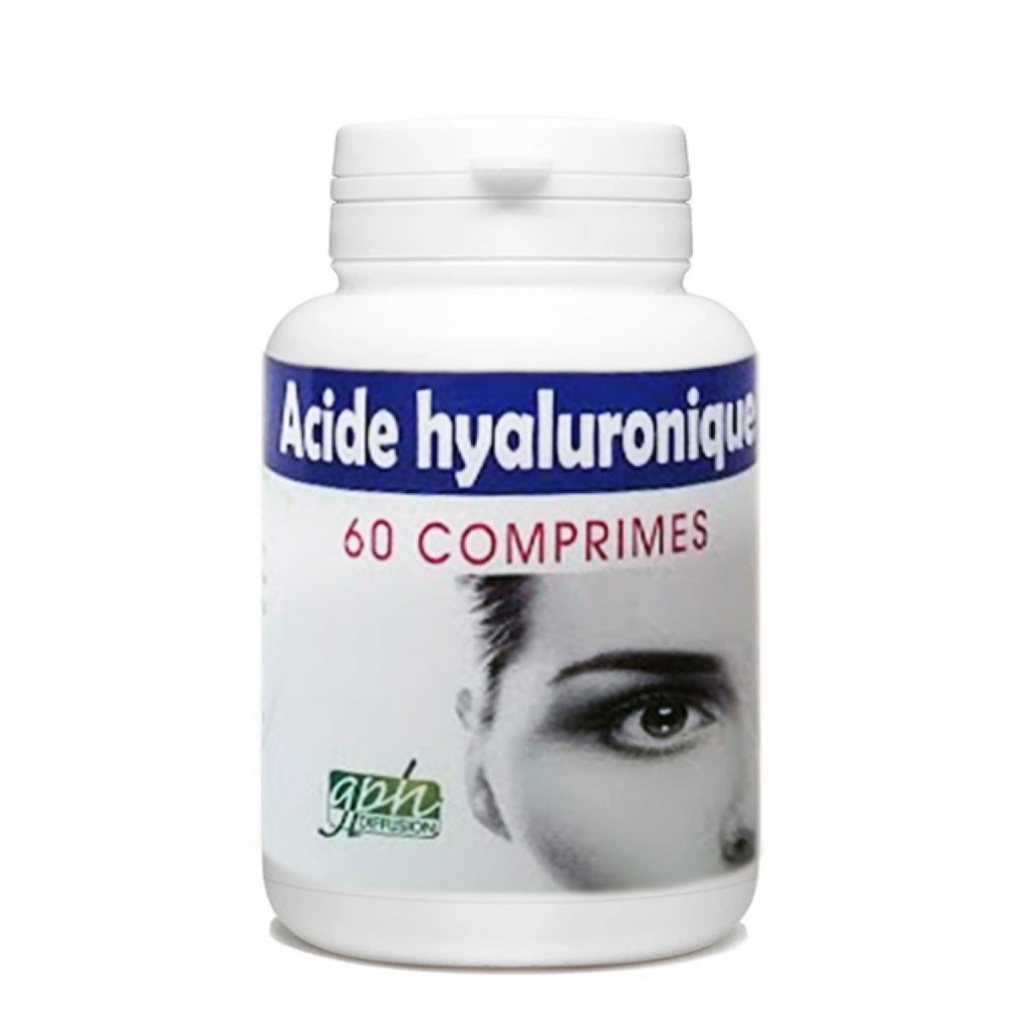 GPH Diffusion Acide Hyaluronique - Complément alimentaire Beauté de la peau / Anti-oxydant / Capital jeunesse - 60 comprimés