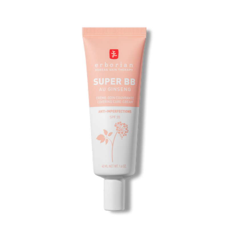 ERBORIAN Super BB - Crème soin couvrante ciblée anti-imperfections peaux acnéiques SPF20 - 40 ml