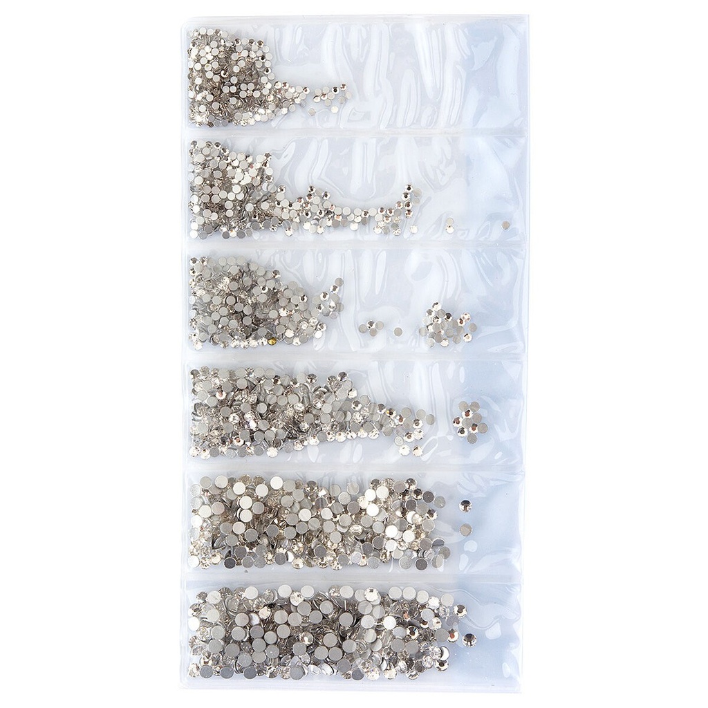 PEGGY SAGE Décors d'ongles cristal Glam 6 tailles différentes