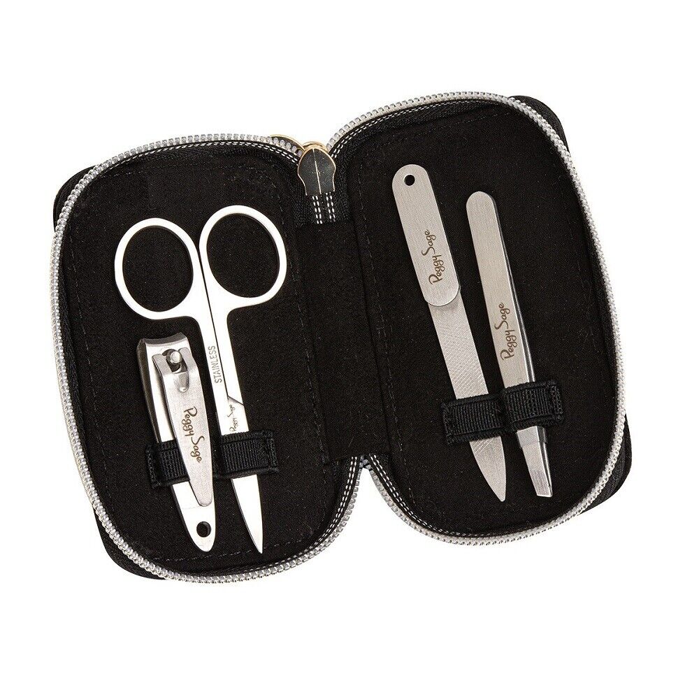 PEGGY SAGE Set manucure (ciseaux + coupe-ongles + pince à épiler + lime)