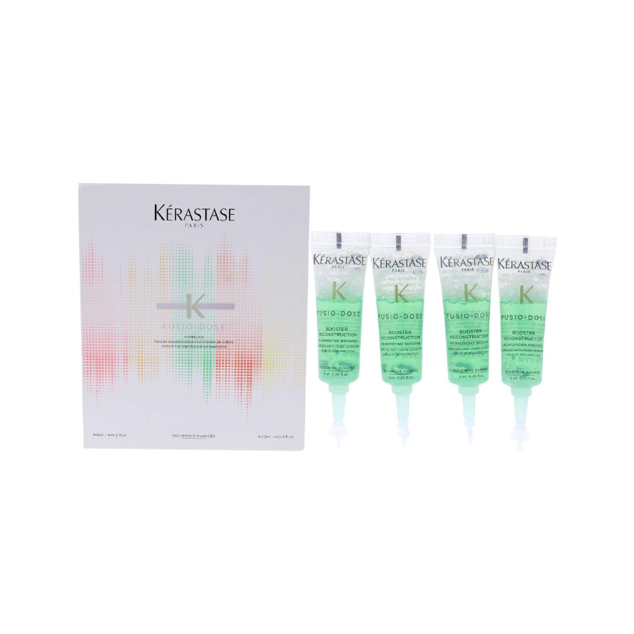 KERASTASE Fusio-Dose Homelab Résistance - Soin de transformation instantanée de la fibre - 4x6ml