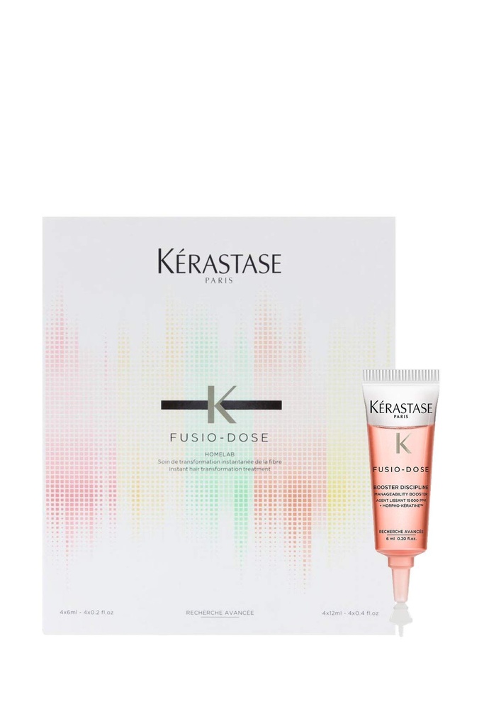 KERASTASE Fusio-Dose Homelab Discipline - Soin de transformation instantanée de la fibre - 4x6ml