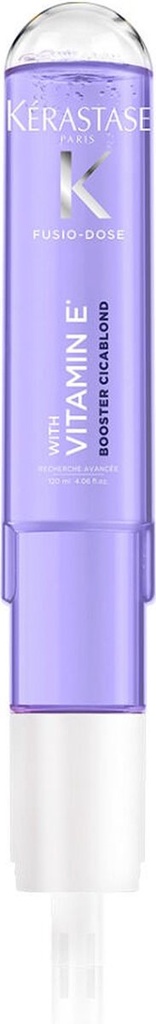 KERASTASE Fusio-Dose Booster Cicablond - Soin transformation instantanée réparateur violet anti-reflets cheveux blonds mechés ou décolorés - 120ml