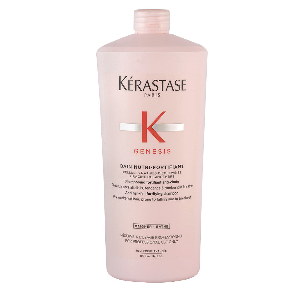 KERASTASE Genesis Bain Nutri-Fortifiant - Shampooing fortifiant anti-chute pour cheveux secs affaiblis