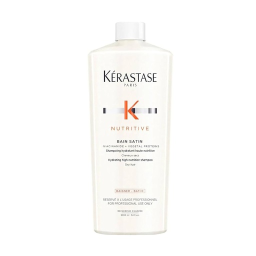 [S00011319] KERASTASE Nutritive Bain Satin - Shampooing nourrissant pour cheveux secs (1000 ml)