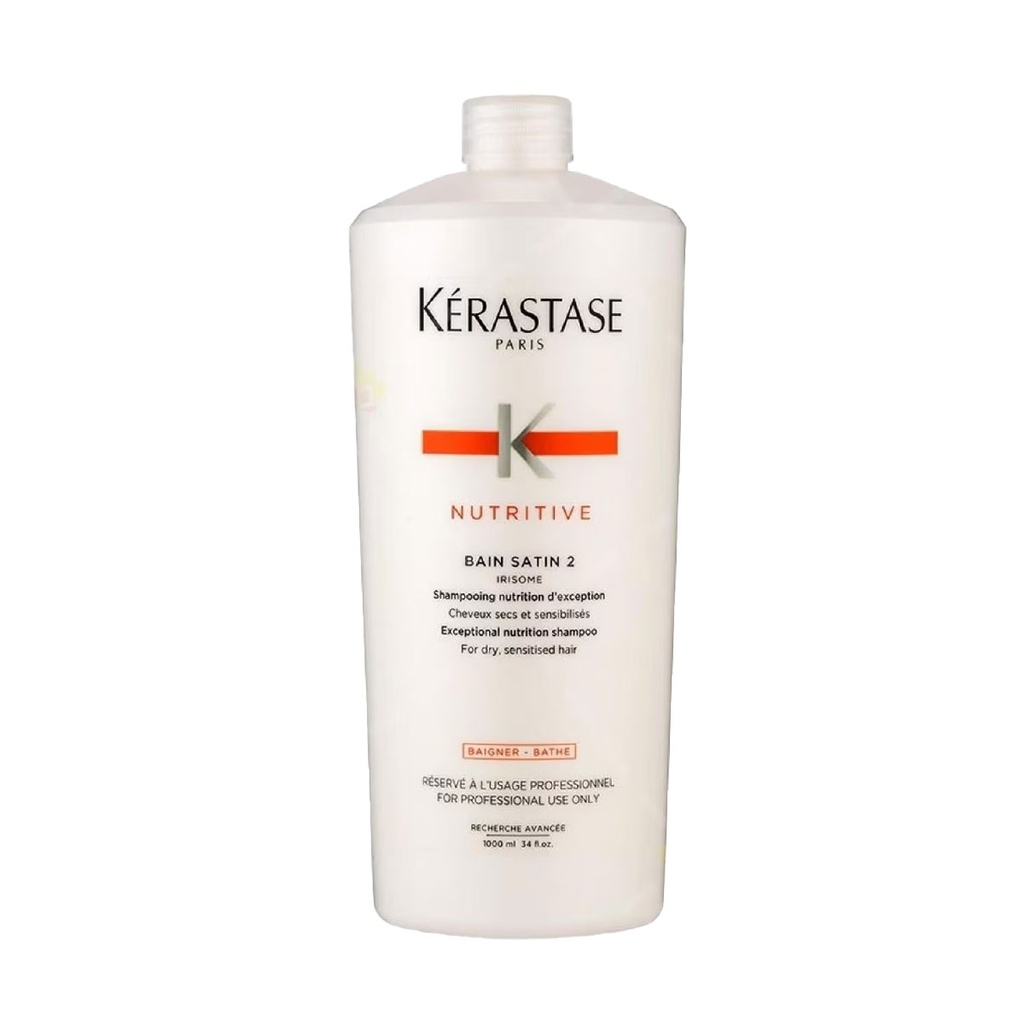 KERASTASE Nutritive Bain Satin 2 - Shampooing nourrissant pour cheveux secs sensibles