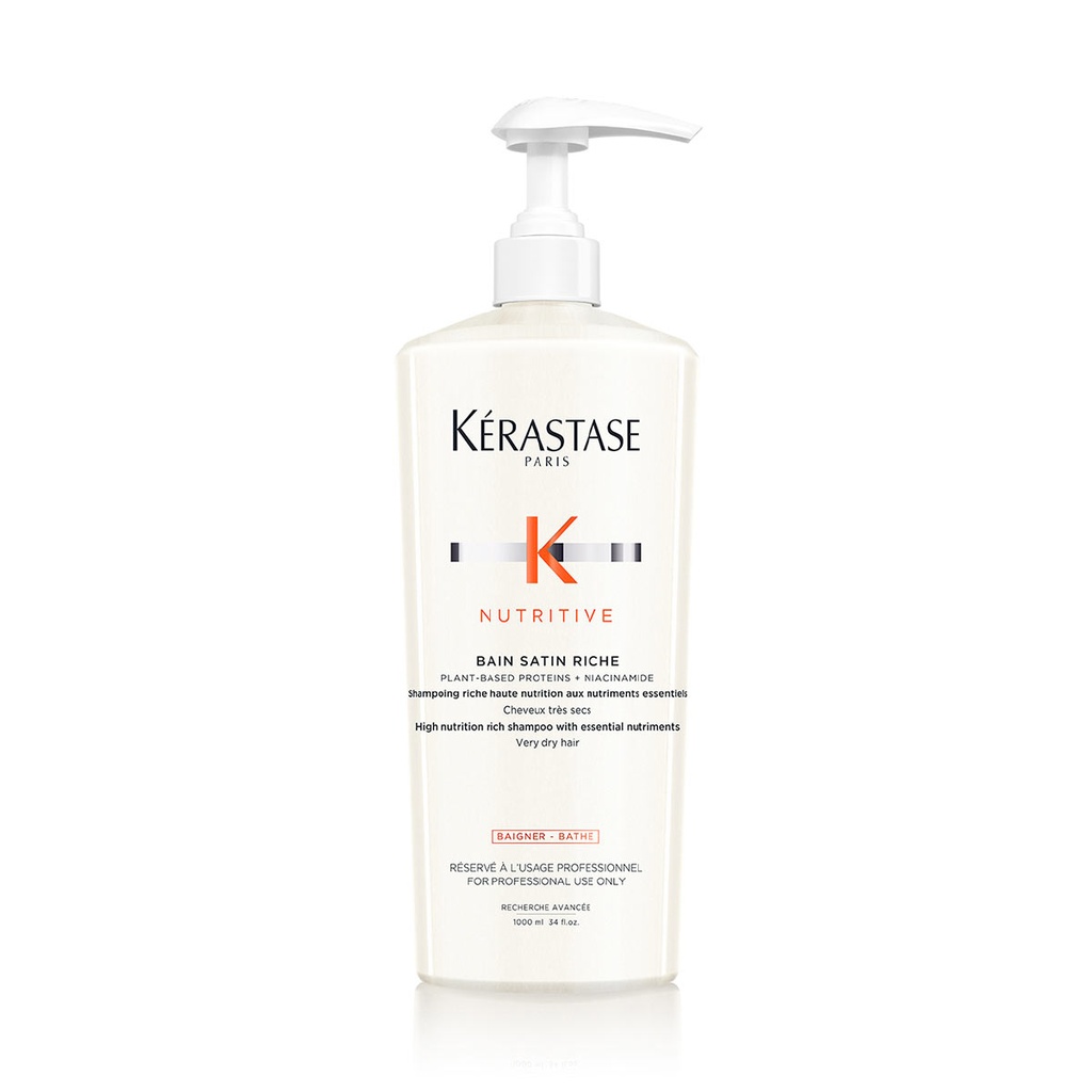 KERASTASE Nutritive Bain Satin Riche - Shampooing riche haute nutrition pour cheveux très secs