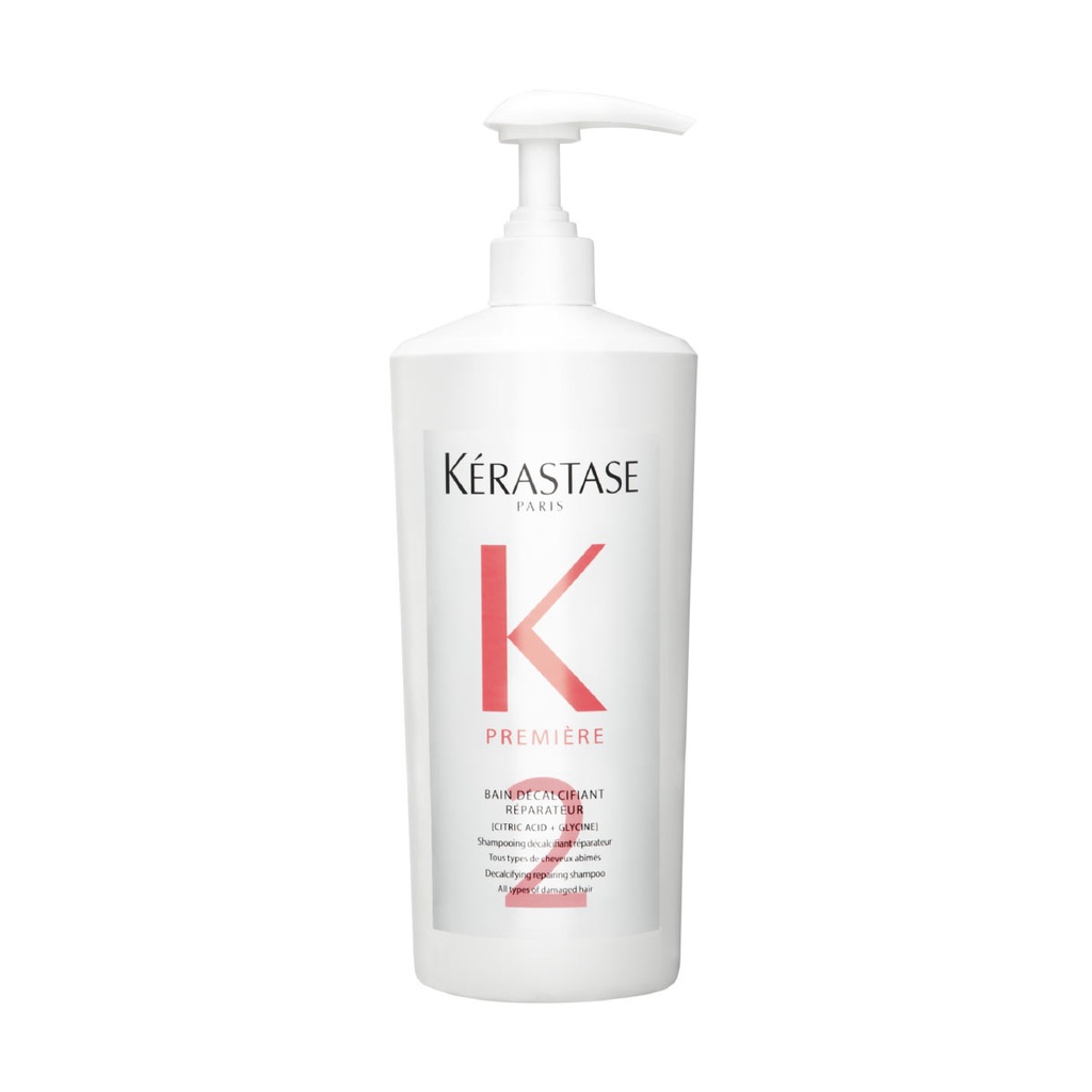 KERASTASE Première Bain Décalcifiant Réparateur - Shampooing sans sulfate pour tous types de cheveux abîmés