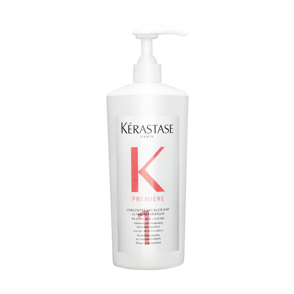KERASTASE Première Soin Concentré Décalcifiant Ultra-Réparateur - Traitement pré-shampooing pour tous types de cheveux abîmés