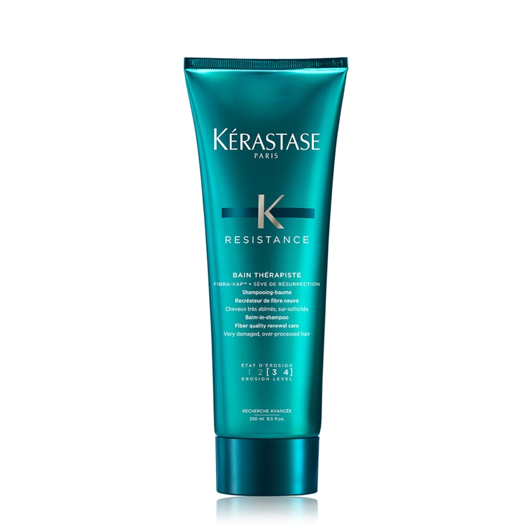 KERASTASE Résistance Bain Thérapiste - Shampooing baume recréateur de fibre neuve pour cheveux abîmés