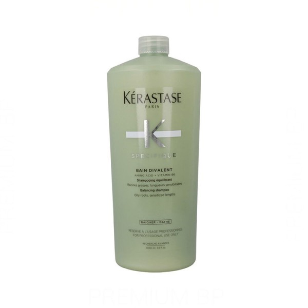 KERASTASE Spécifique Bain Divalent - Shampooing équilibrant racines grasses et longueurs sensibilisées