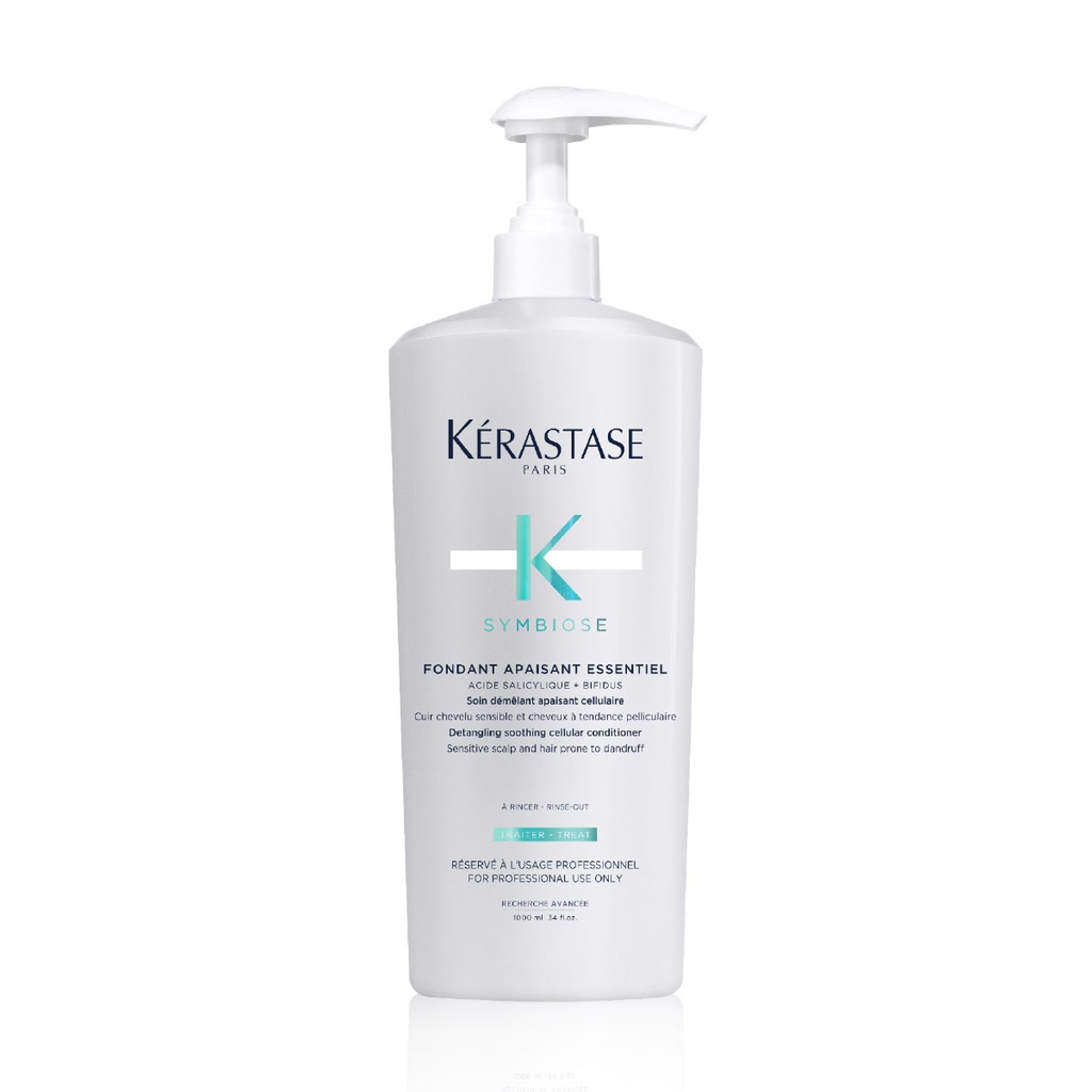 KERASTASE Symbiose Fondant Apaisant Essentiel - Soin démêlant apaisant cellulaire pour cuir chevelu sensible et cheveux à tendance pelliculaire