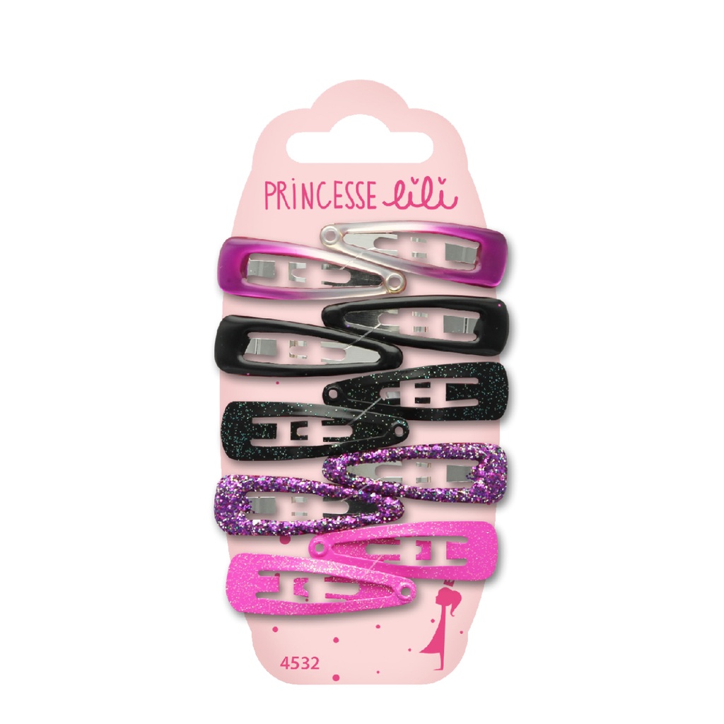 PRINCESSE LILI  Accessoires Cheveux - Clic-clacs colorés