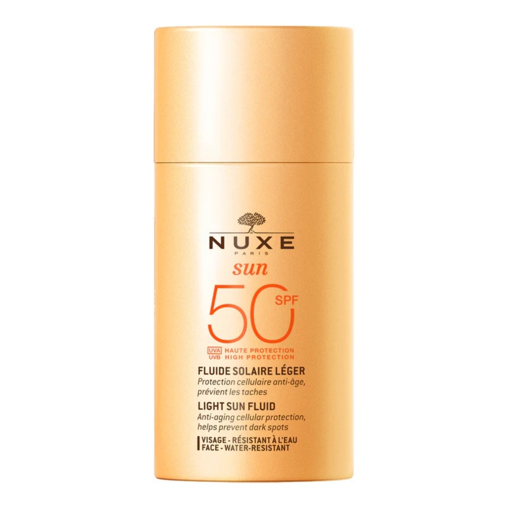 NUXE Sun - Fluide solaire léger visage SPF50 haute protection résistant à l'eau - 50ml