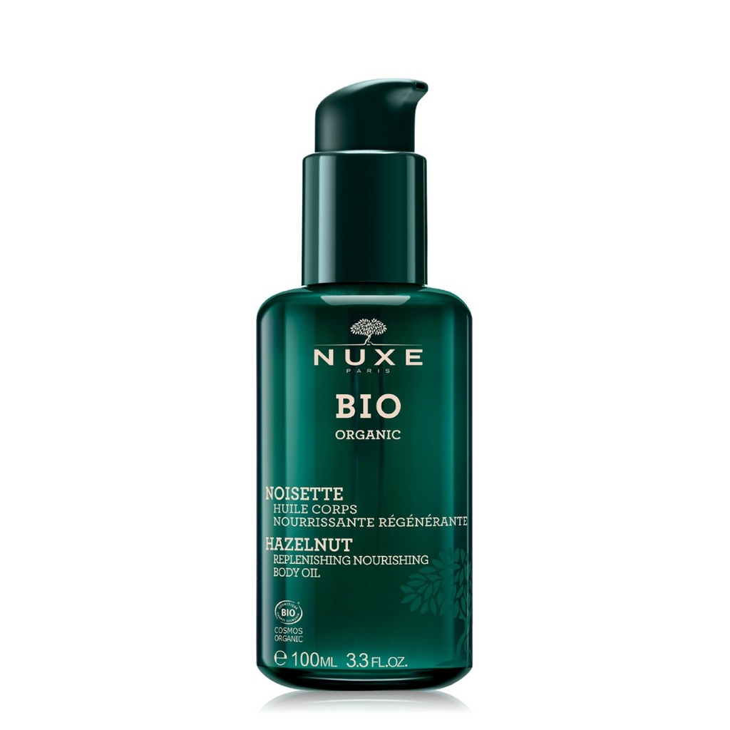 NUXE Bio Organic Noisette - Huile corps nourrissante régénérante peaux sèches - 100ml