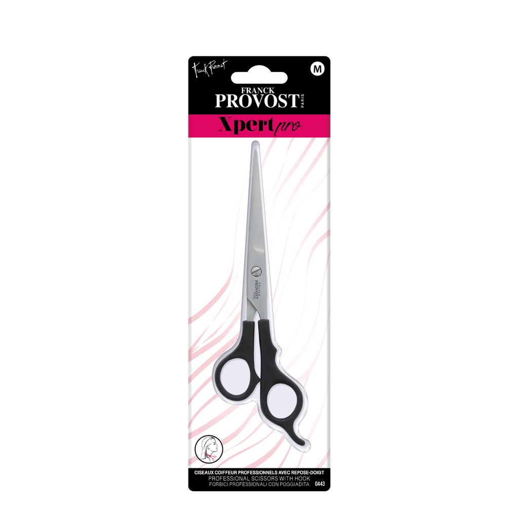 FRANCK PROVOST Xpert Pro - Ciseaux de coiffeur professionnels avec repose-doigt