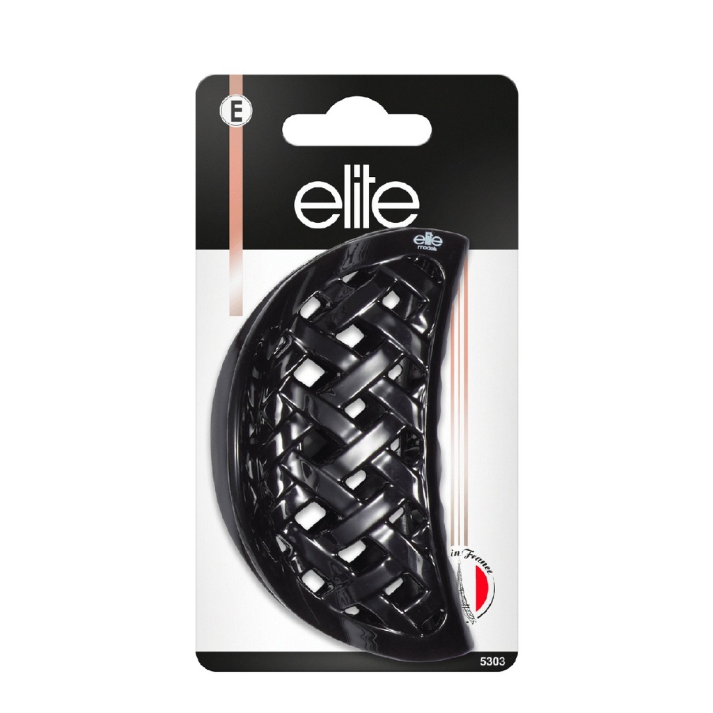 ELITE Accessoires Cheveux - Pince grand modèle tressée