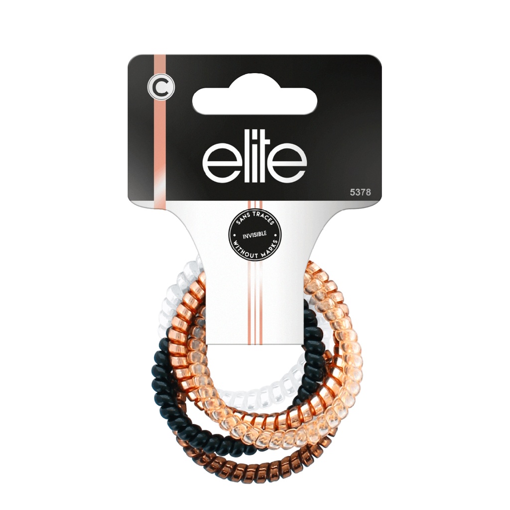 ELITE Accessoires Cheveux - Elastiques cheveux invisibles