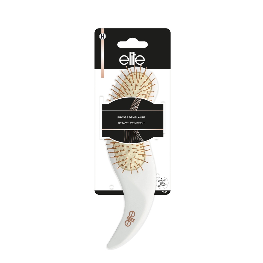 ELITE Accessoires Cheveux - Brosse démêlante