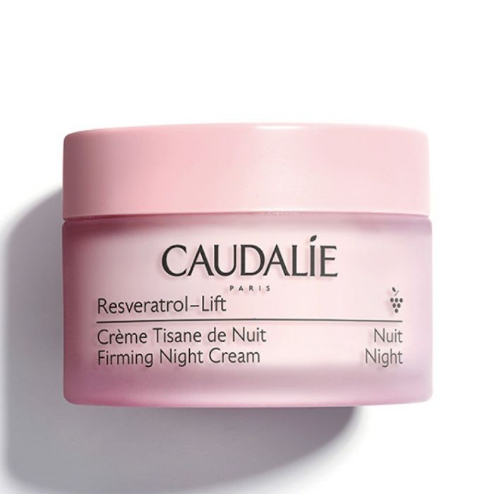 CAUDALIE Resveratrol-Lift Crème Tisane - Crème de nuit anti-rides pour tous types de peaux - 50ml