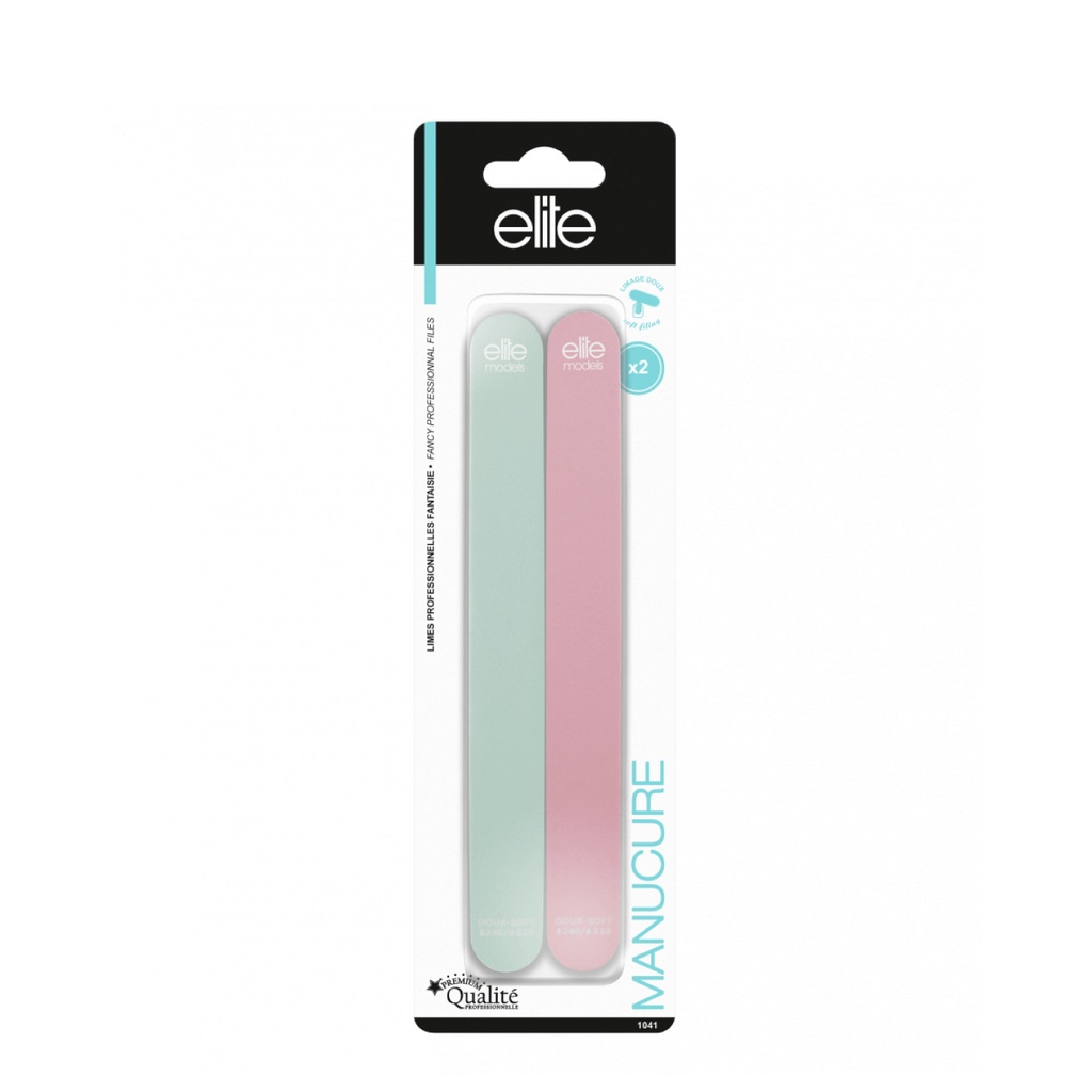 ELITE Accessoires Manucure - Limes prossionnelles fantaisie