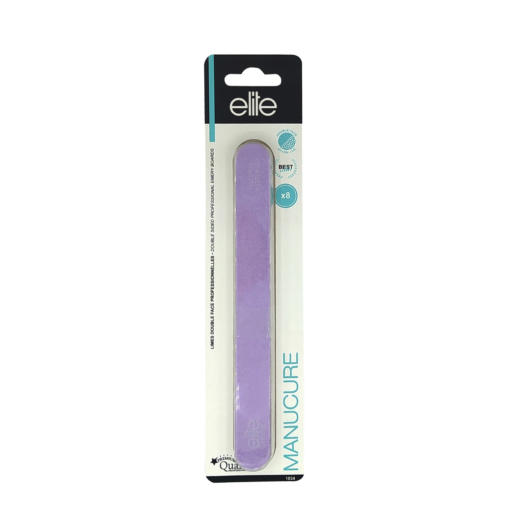 ELITE Accessoires Manucure - Limes double face professionnelles