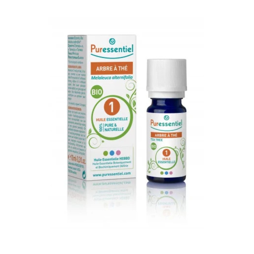 PURESSENTIEL Huille Essentielle d'Arbre à Thé 100 % Pure et Naturelle - 10ml