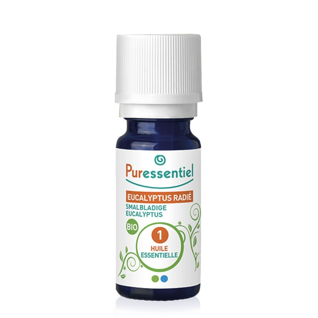 PURESSENTIEL Huille Essentielle Eucalyptus Radié BIO 100 % Pure et Naturelle - 10ml