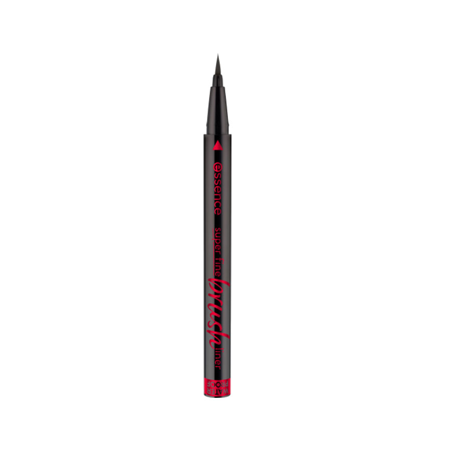 ESSENCE Super Fine Brush Liner Waterproof - Eyeliner pinceau à pointe fine résistant à l'eau