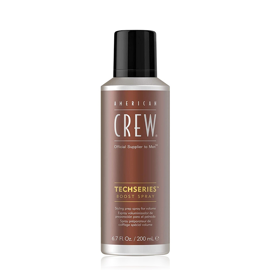 AMERICAN CREW Techseries Boost Spray - Spray préparateur de coiffage spécial volume - 200ml