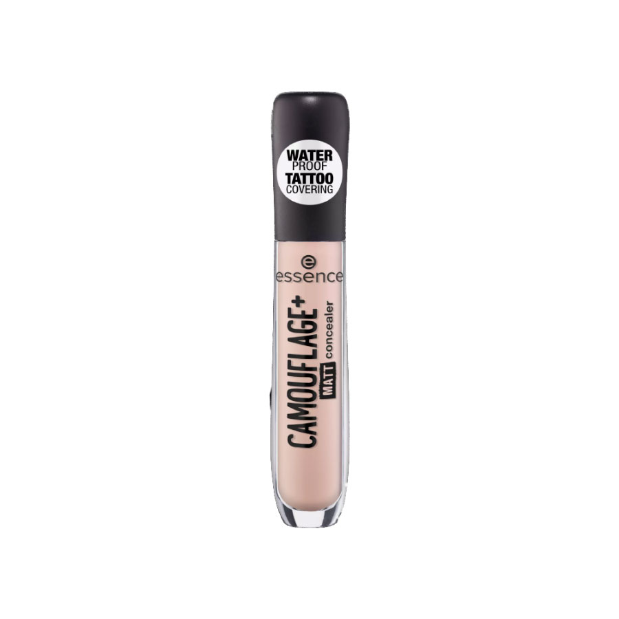 ESSENCE Camouflage+ Matt Concealer - Correcteur anti-cernes haute couvrance résistant à l'eau