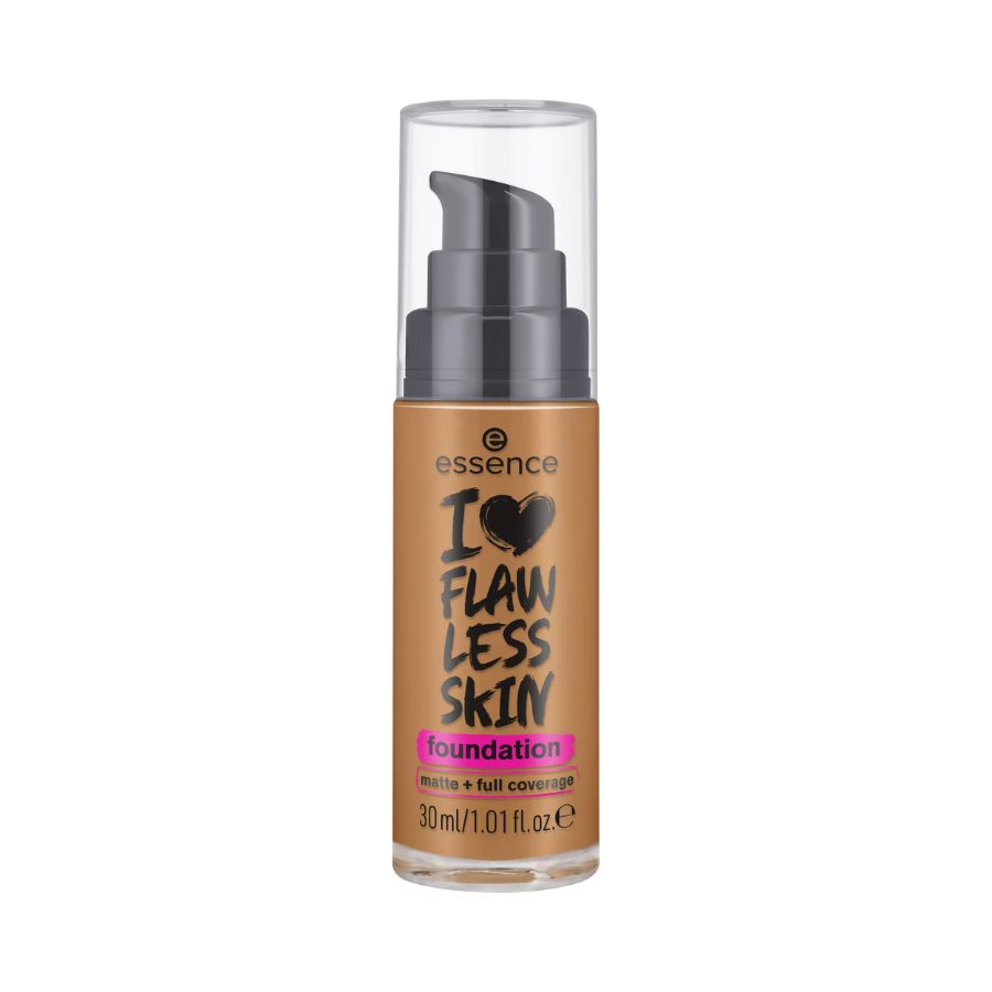 ESSENCE I Love Flawless Skin Foundation Matte + Full Coverage - Fond de teint matifiant haute couvrance - 30ml