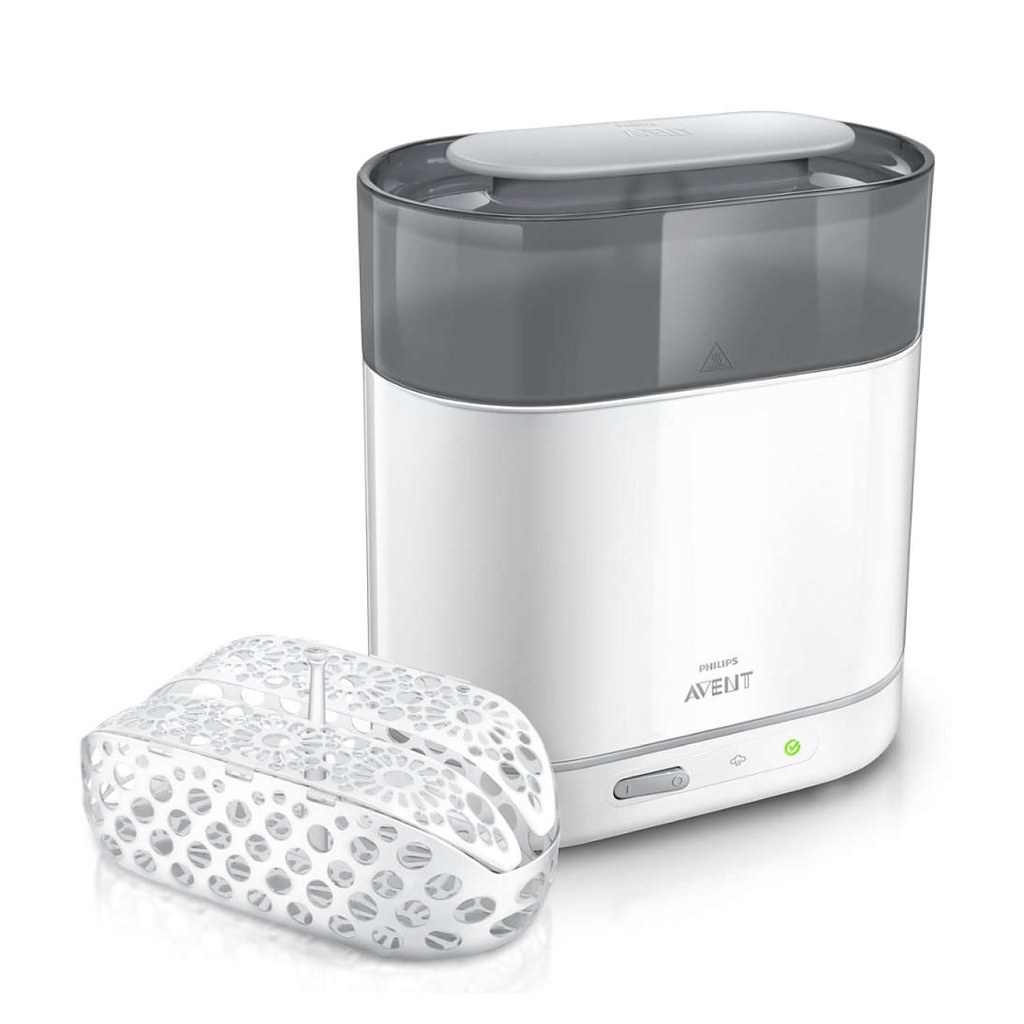 AVENT Stérilisateur à vapeur électrique - 6 biberons - 4 en 1