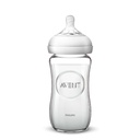 AVENT Natural - Biberon en verre allaitement mixte 1mois et + 240ml