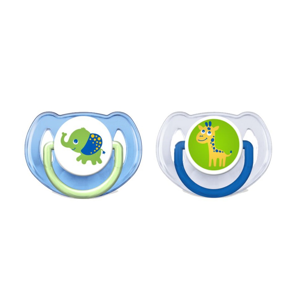 AVENT Fashion - Lot de 2 sucettes souples décorées 6 à 18 mois Mixte