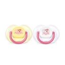 AVENT Fashion - Lot de 2 sucettes souples décorées 0 à 6 mois