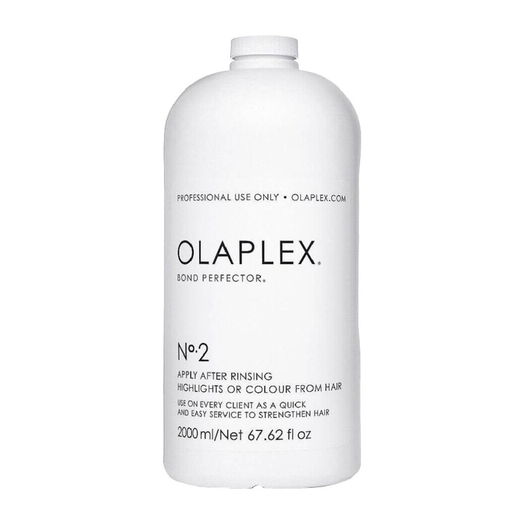 OLAPLEX N°2 Bond Perfector - Soin réparateur à rincer pour cheveux colorés, abîmés ou traités chimiquement - 2000ml