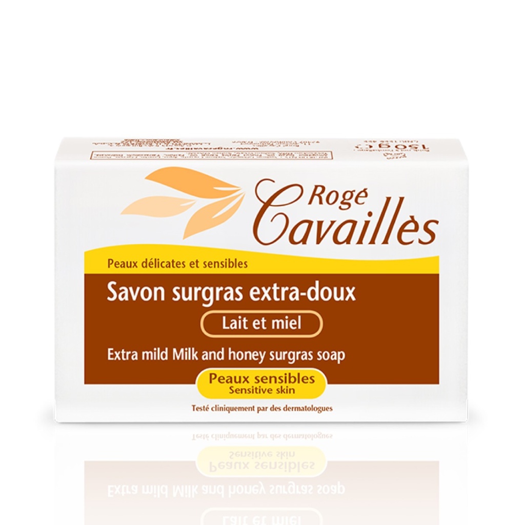 ROGÉ CAVAILLES Savon Surgras Extra-Doux - Lait et miel peaux sensibles