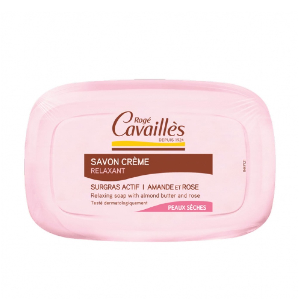 ROGÉ CAVAILLES Savon Crème - Beurre d'amande et rose peaux sensibles et sèches