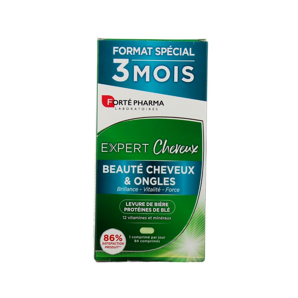 FORTE PHARMA Expert cheveux - Complément alimentaire sublimateur cheveux et ongles - 84 comprimés