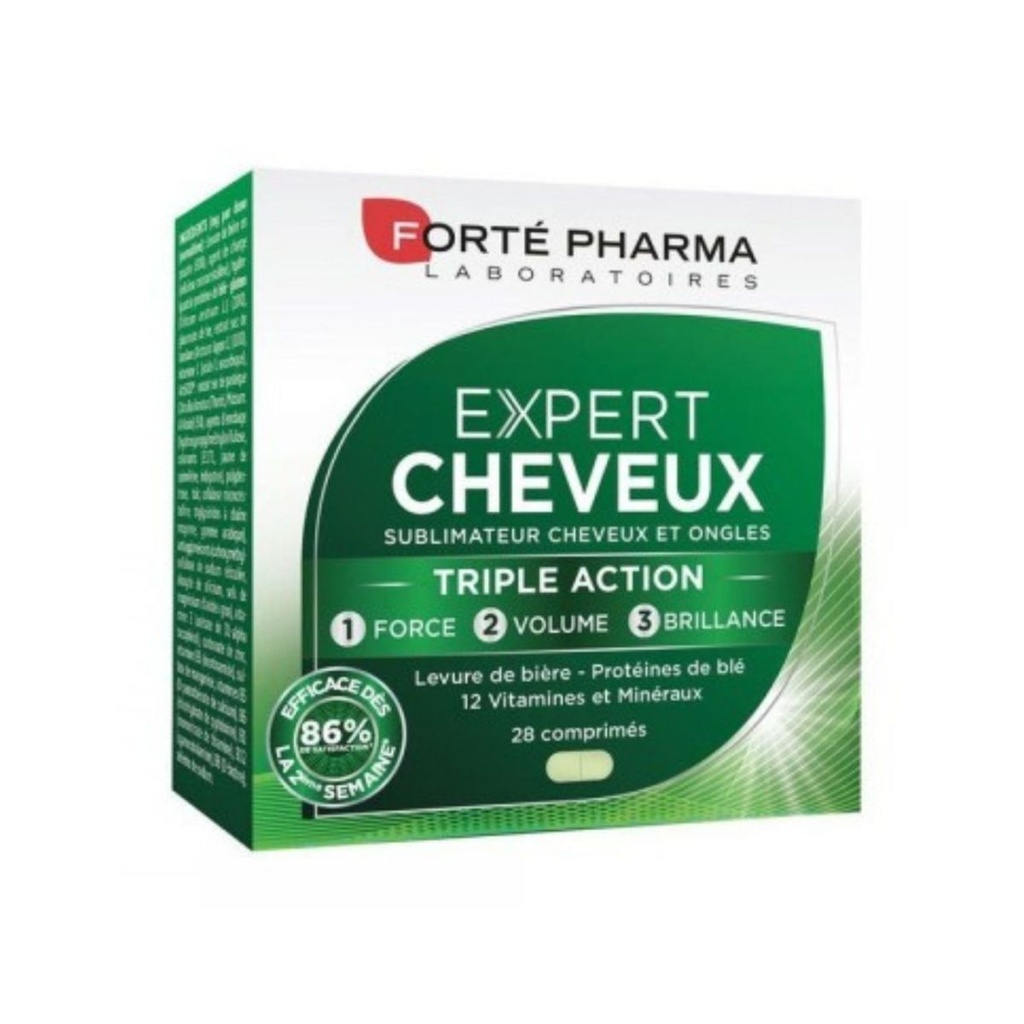 FORTE PHARMA Expert cheveux - Complément alimentaire sublimateur cheveux et ongles - 28 comprimés