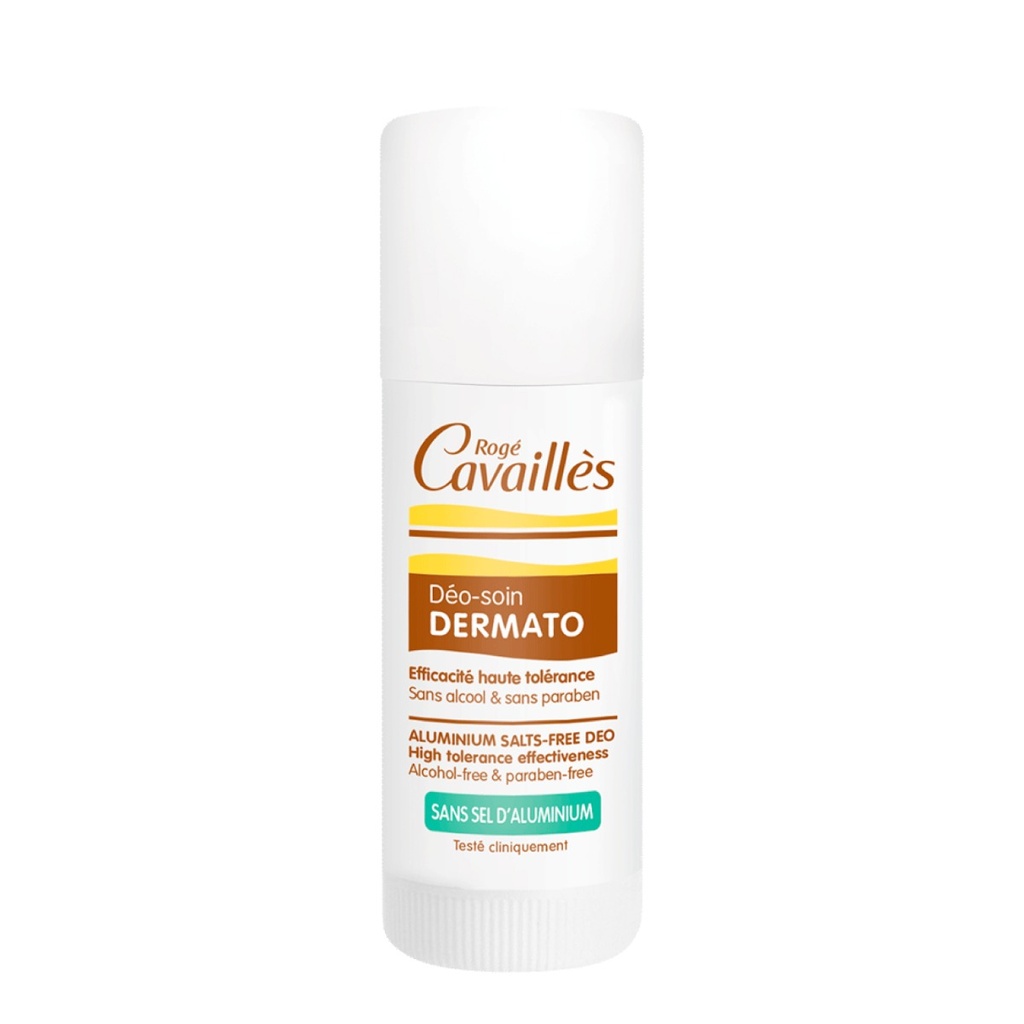 ROGÉ CAVAILLES Stick Déo-Soin Dermato - Efficacité haute tolérance sans sels d'aluminium